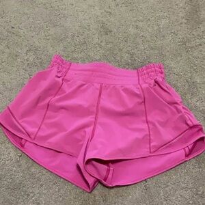 Women's Pink Lululemon Athletic Shorts